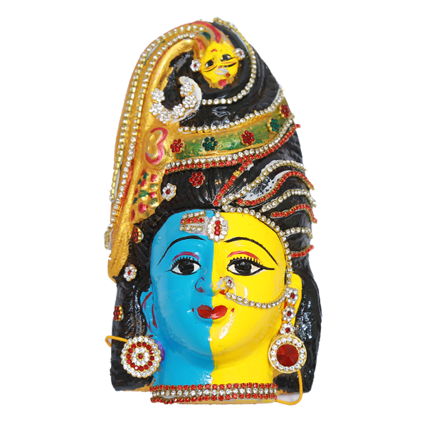 Ardanareshwara Face with Decoration / without Decoration