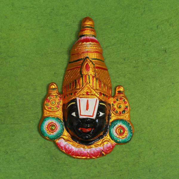 Tirupati Balaji Face Plain & Decoration