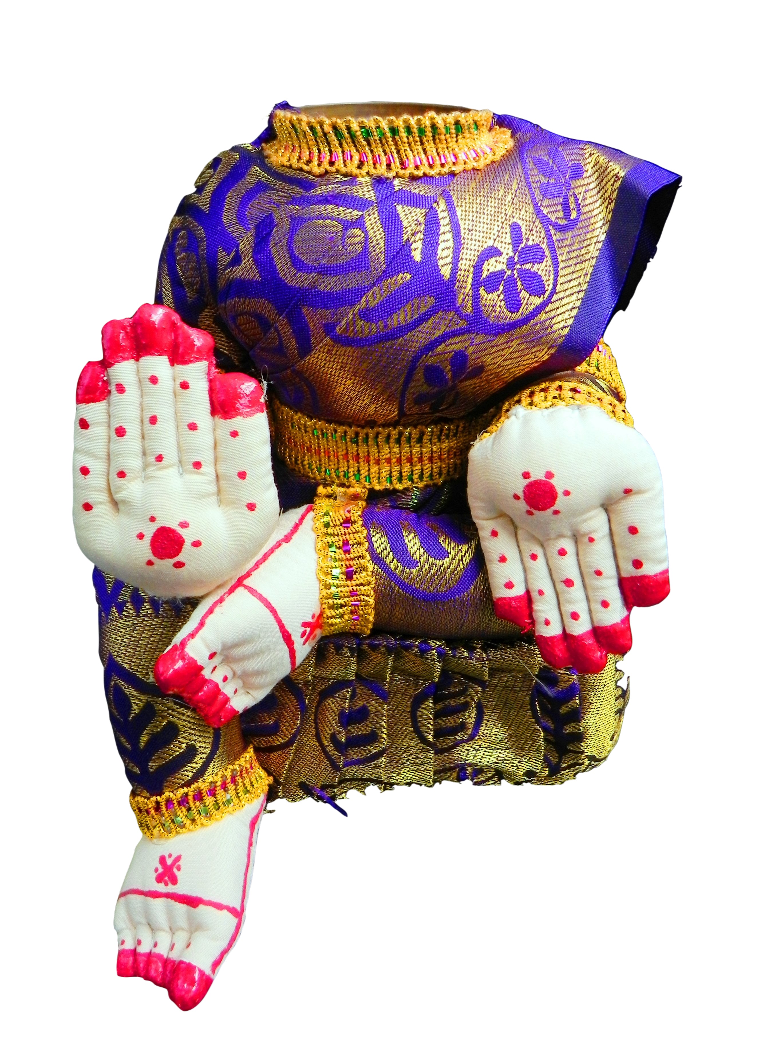 Devi Idol ( excluding face) - Height 7 inches