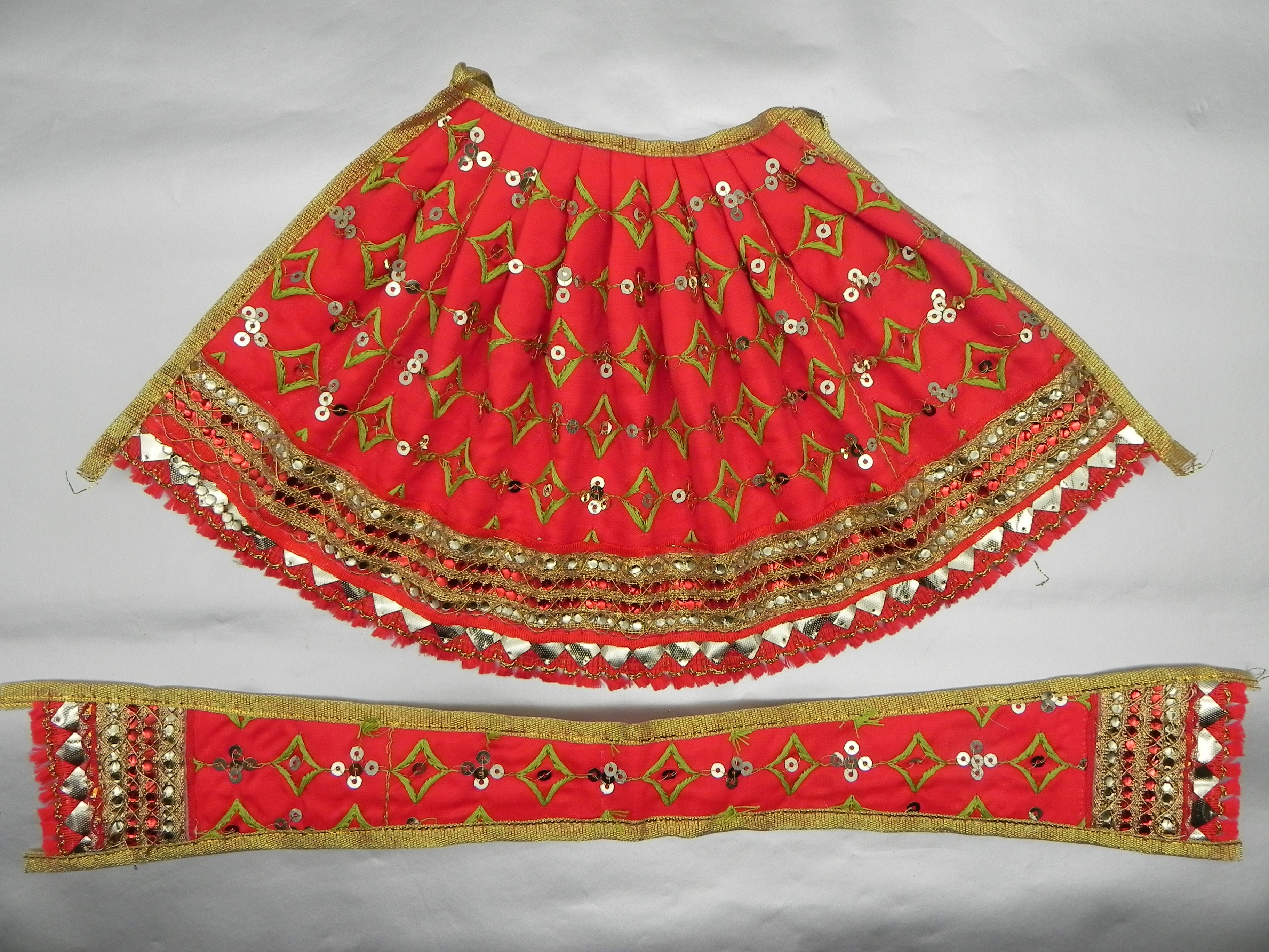 Lehanga and Patka set Height- 7 inch