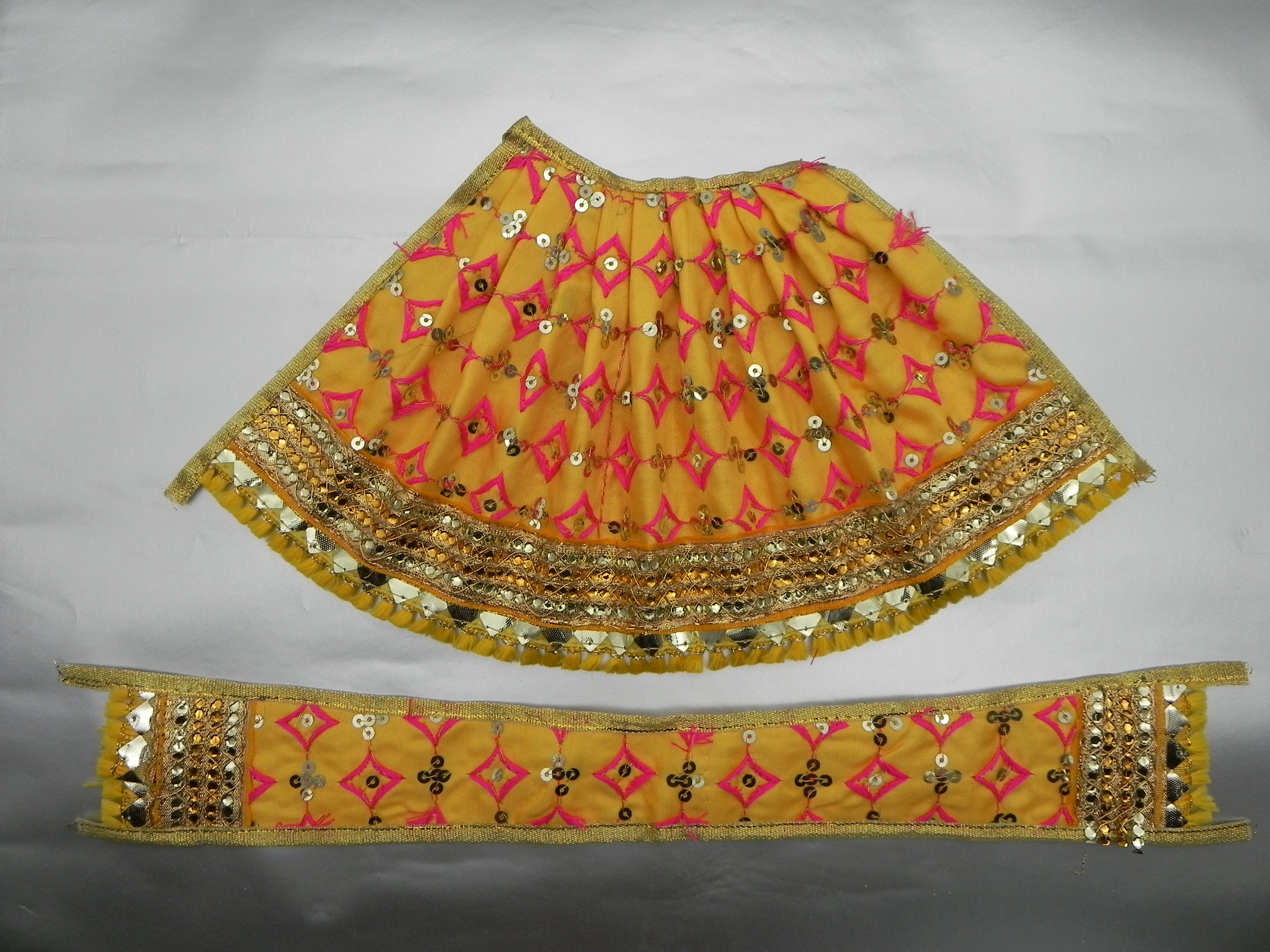 Lehanga and Patka set Height- 7 inch