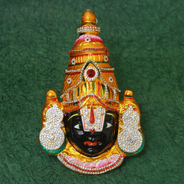 Tirupati Balaji Face Plain & Decoration
