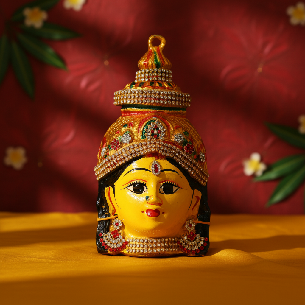 Lakshmi Face Plain & Lakshmi face with stone Decoration
