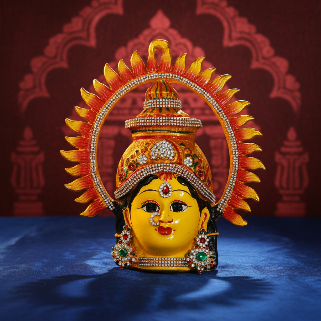 Lakshmi Face with Surya Mukut Plain / Decoration