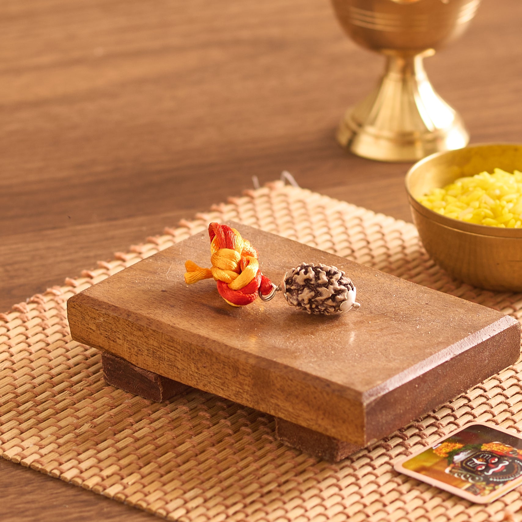 3 Mukhi Rudraksha Bead