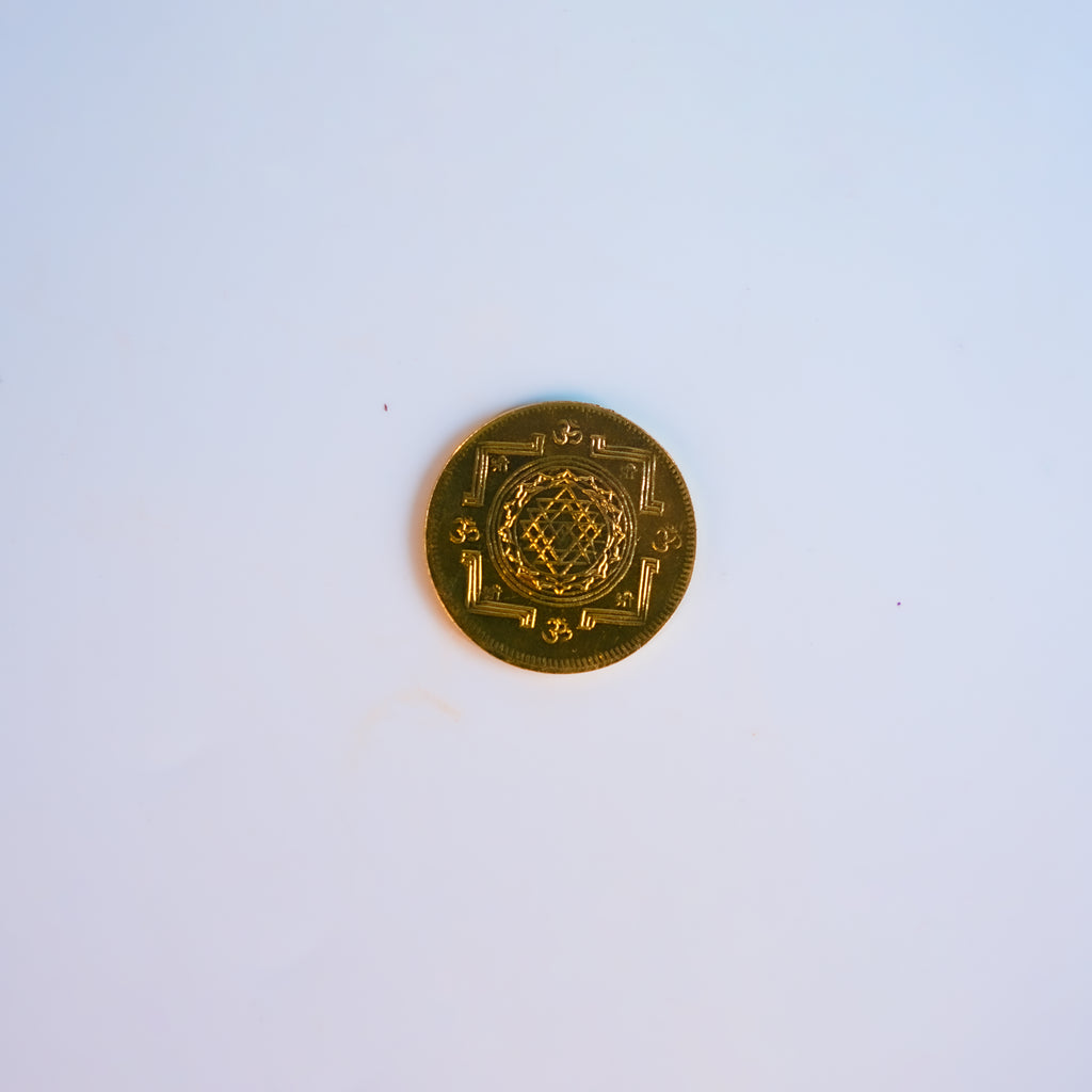 Ashtalakshmi Sacred Gold Coins – Pack of 10  (2.5 cm)