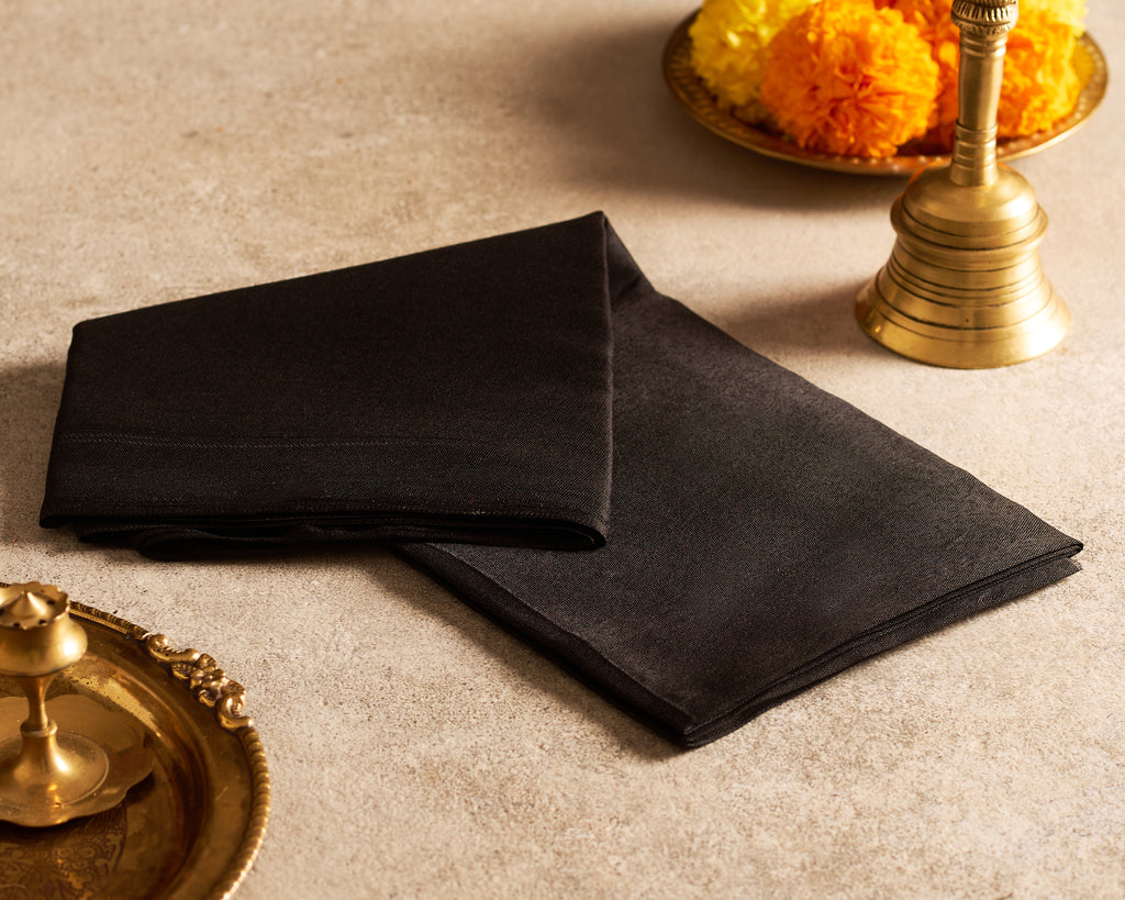 Cotton Black Altar Cloth (1 Pc).