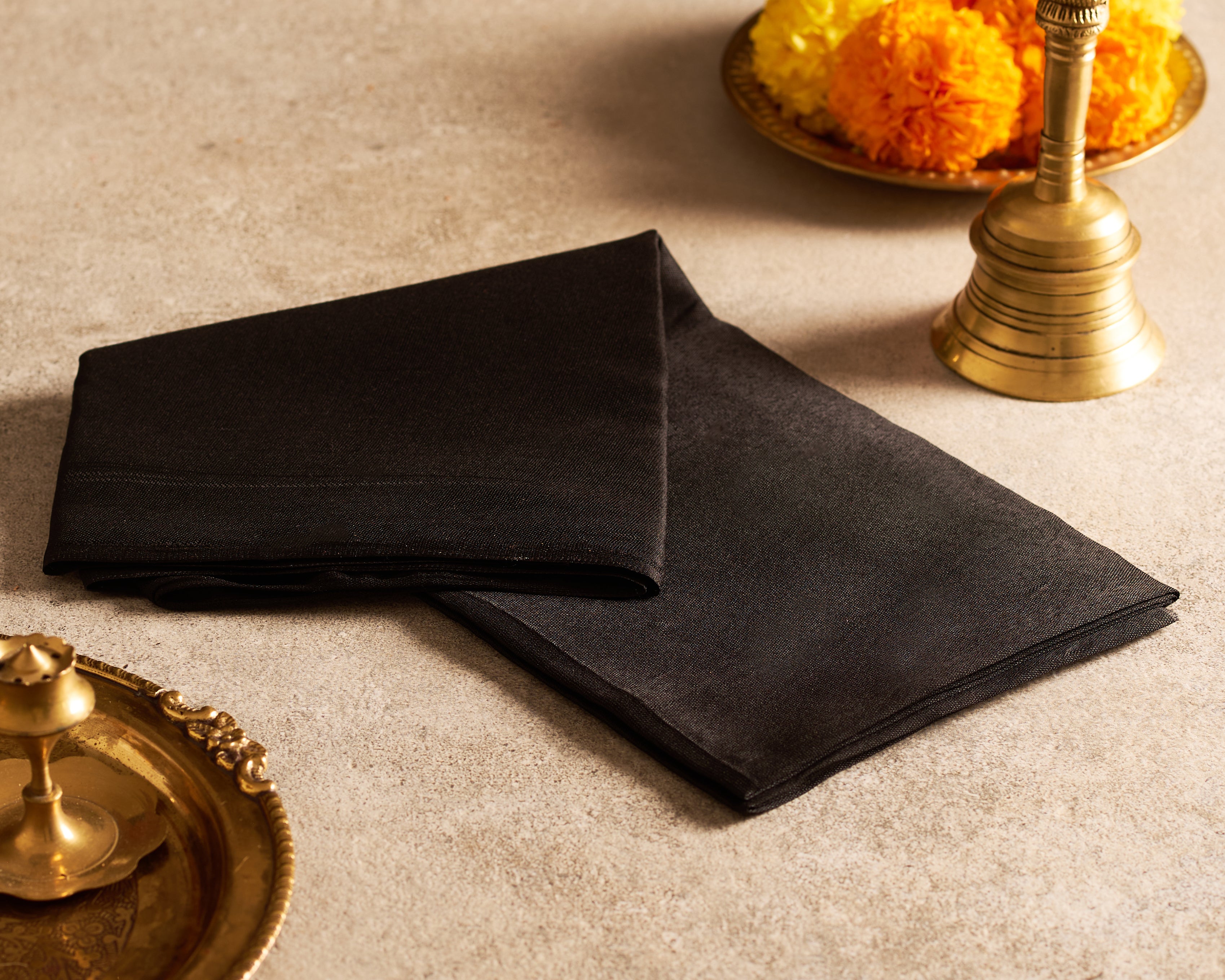 Cotton Black Altar Cloth (1 Pc).