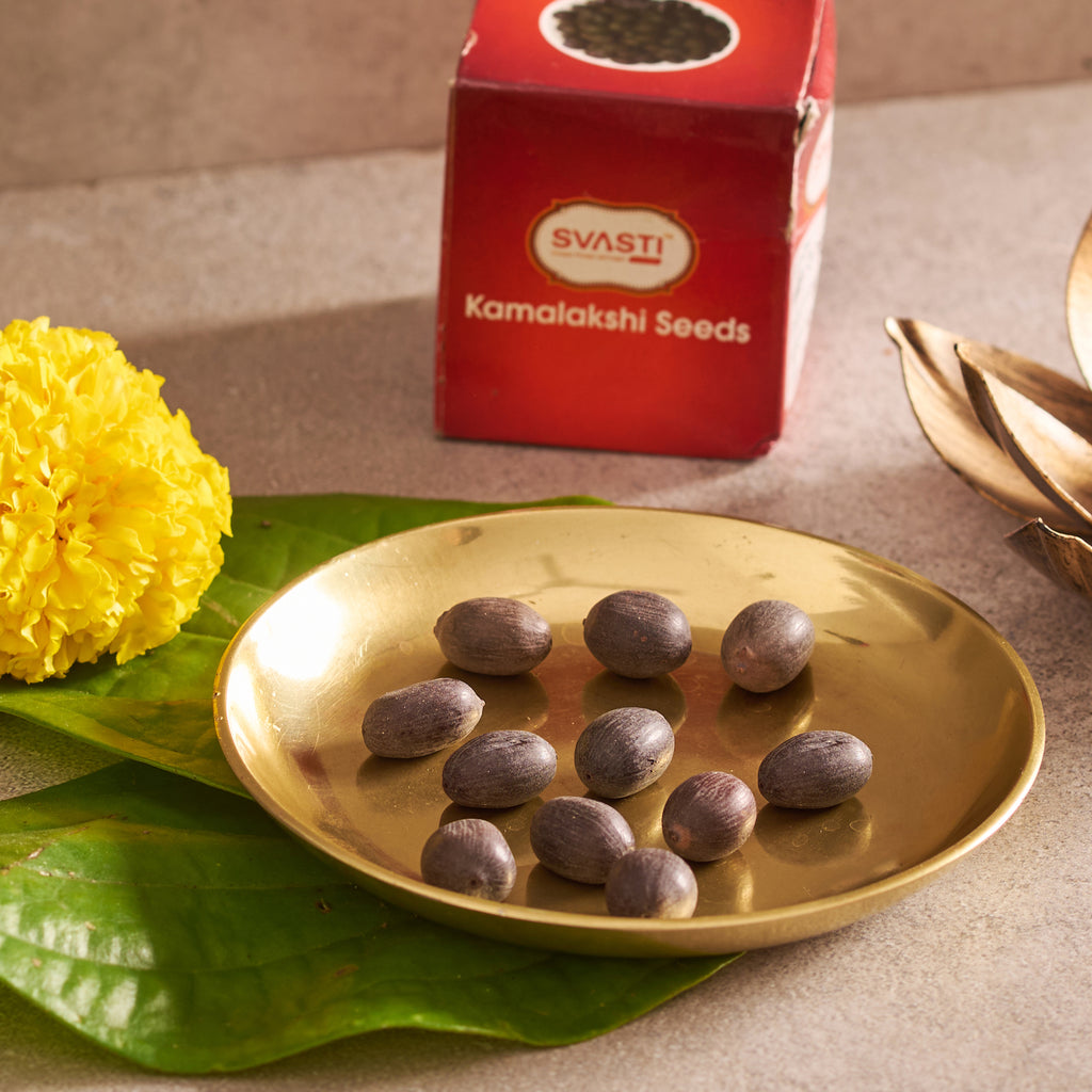 Kamalakshi Seeds for Pooja and Meditation (10 pcs).