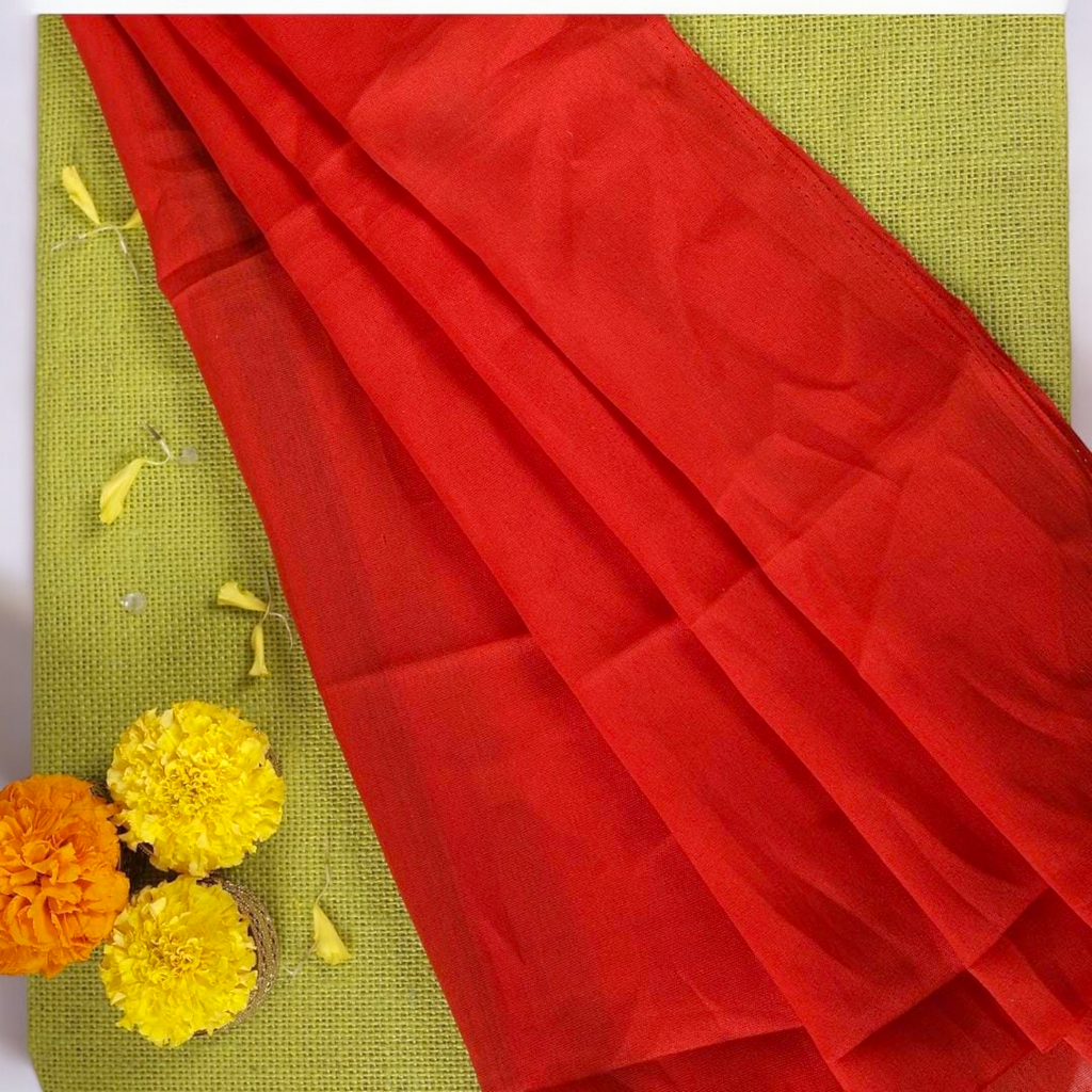 Pure Cotton Red Altar Cloth (100 x 55 cm, 1 pc)