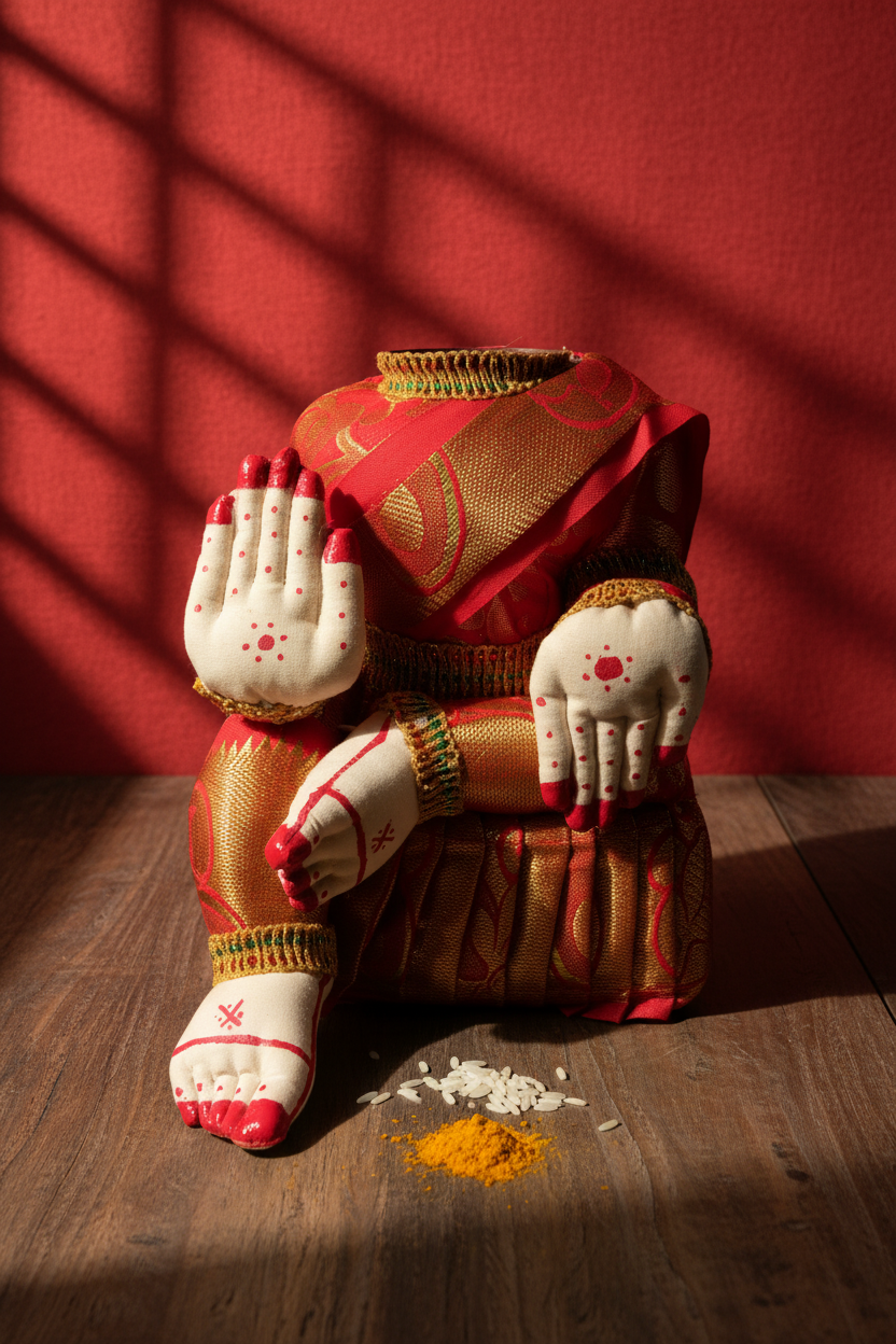 Devi Idol (Zero size Ht.21 Cm - Excluding Face).