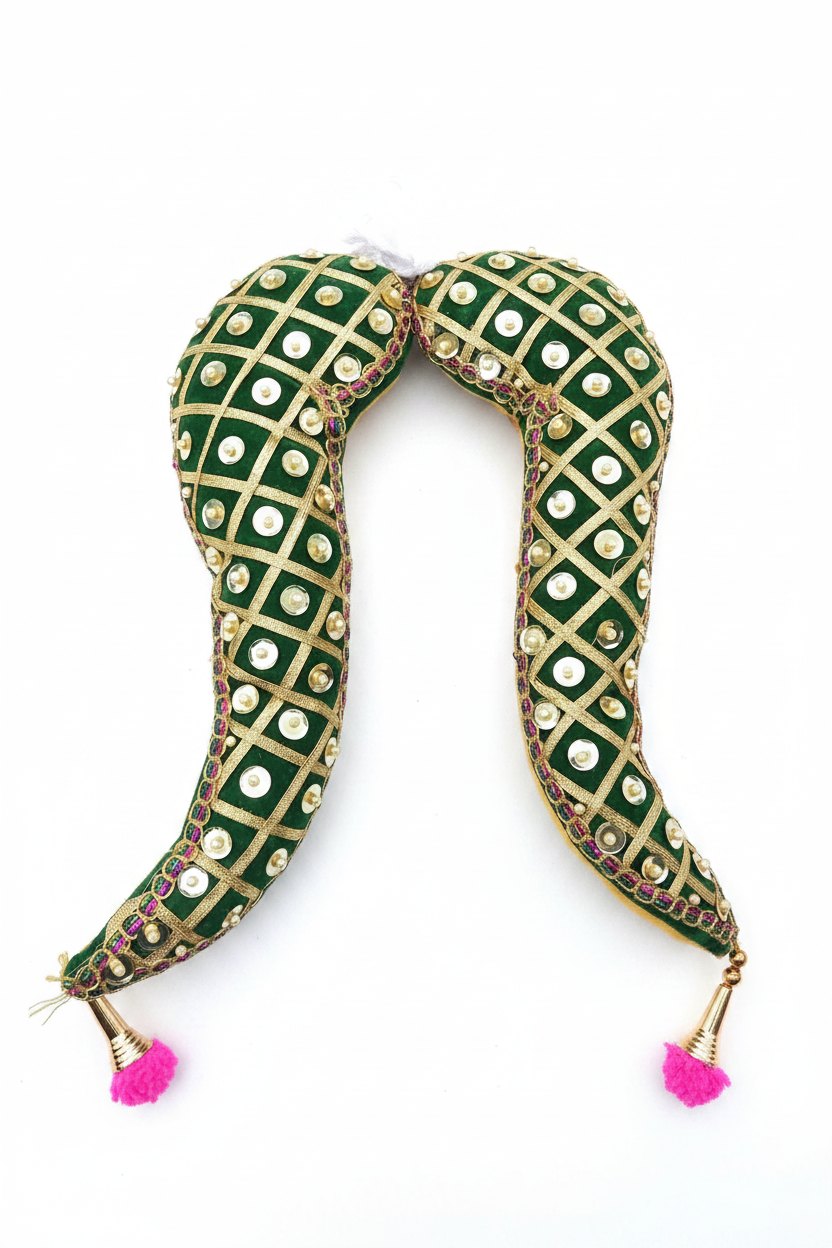 Tomala Pair for Deity Side Decoration - 9 Inch
