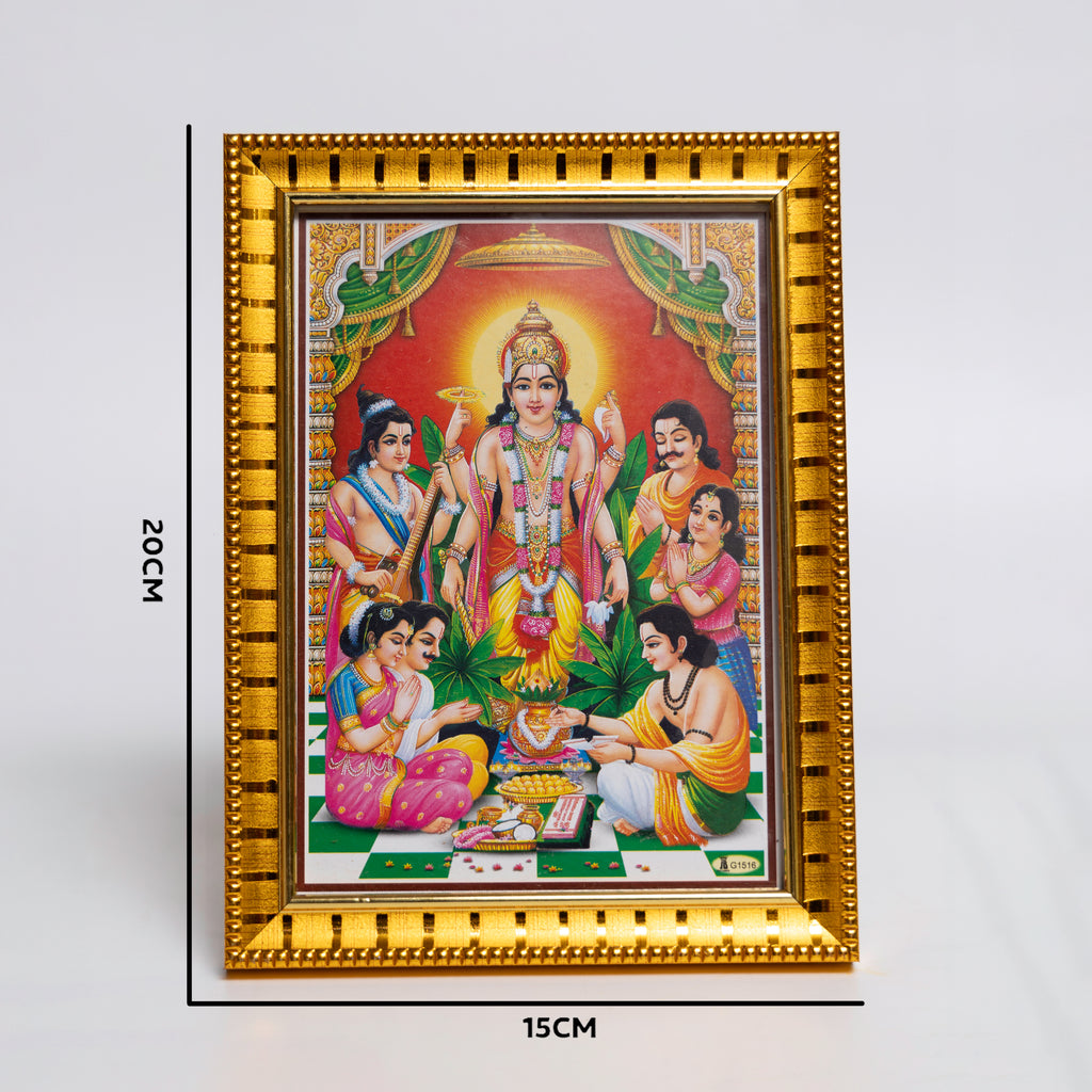 Shri Satyanarayan Deity Framed Photo