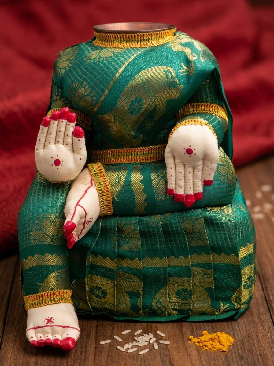 Devi Idol (Small Size Ht.28 Cm - Excluding Face).