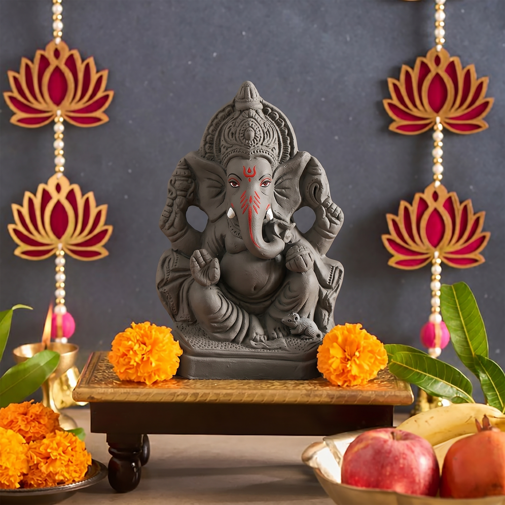 Clay Ganesha Idol