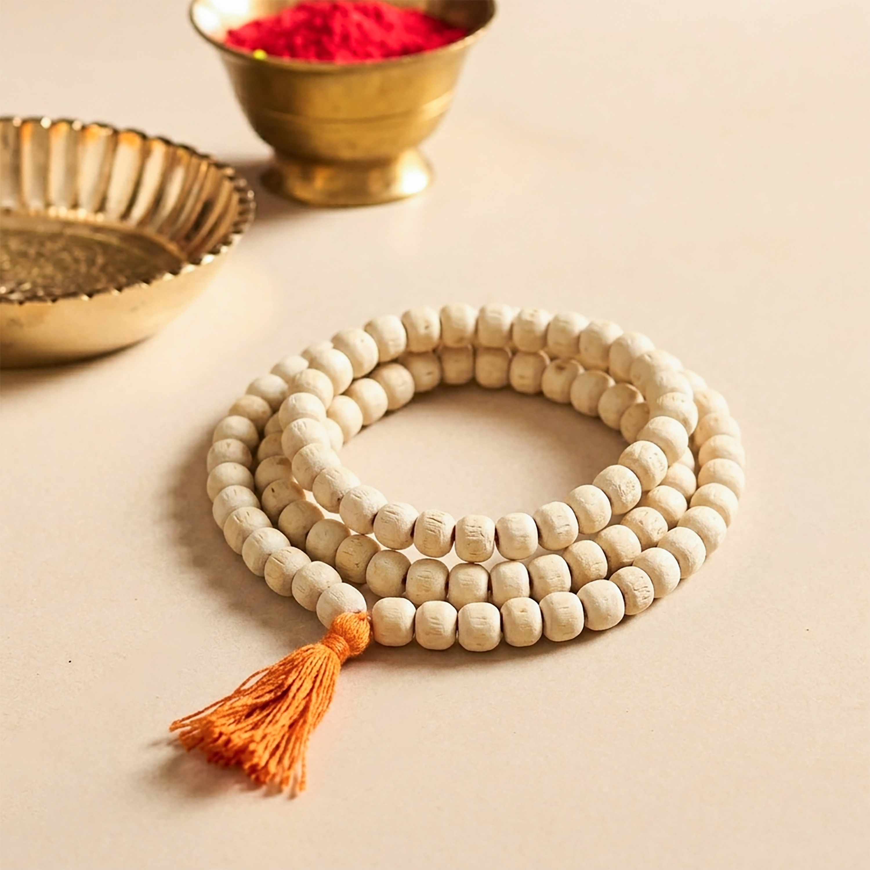 Holy Tulasi Mala -Basil Rosary (108 Beads)