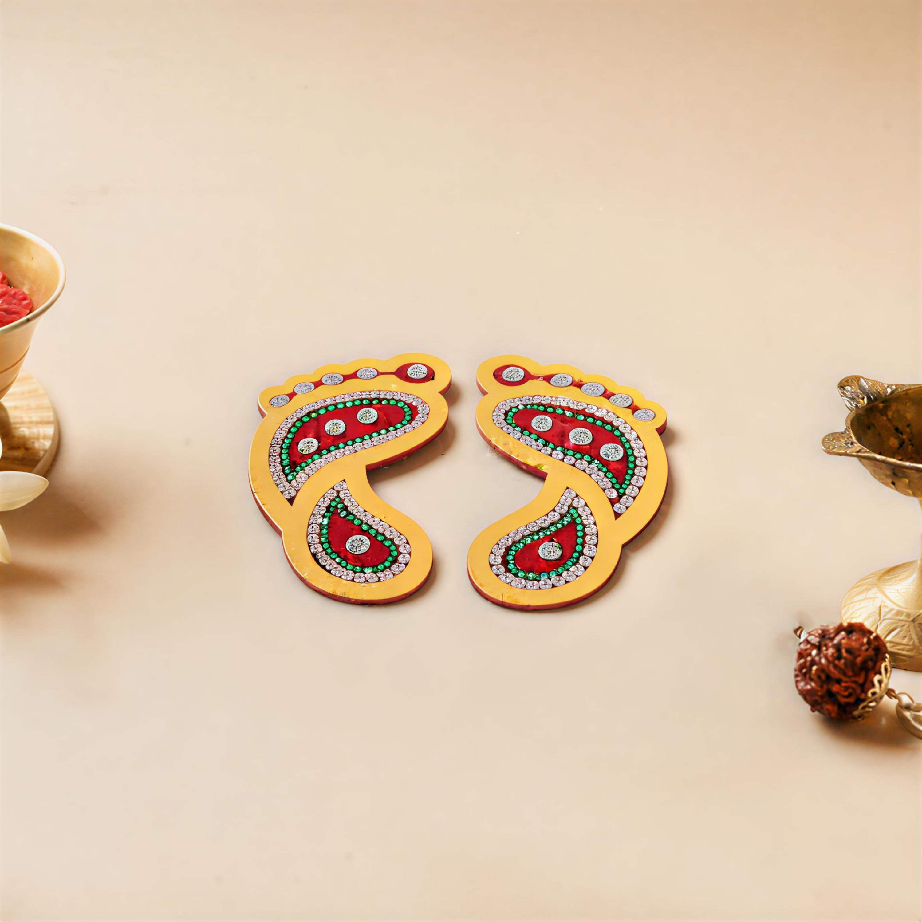 Laxmi Charan Paduka for Home Pooja
