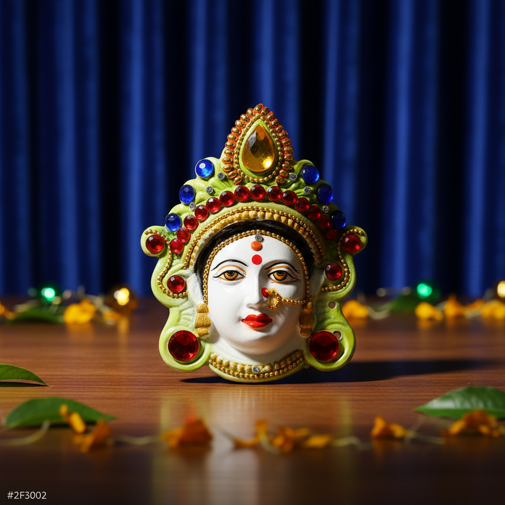 Durga Face Decorated