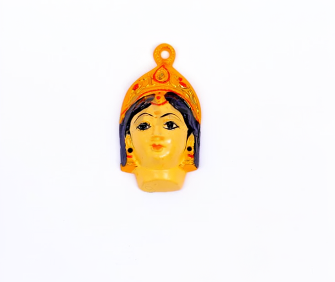 Durga Face Decorated Small face.