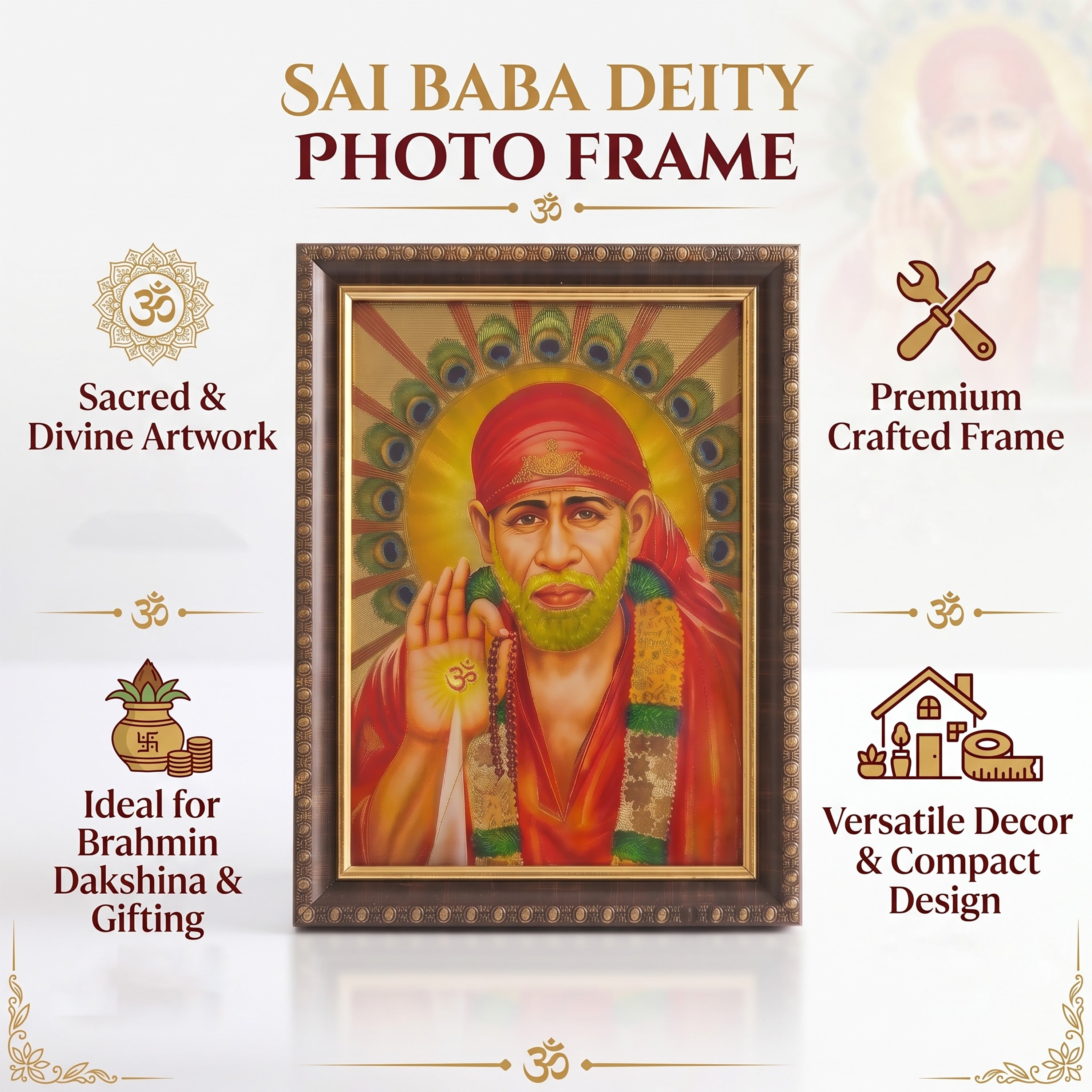 Sai Baba Photo Frame