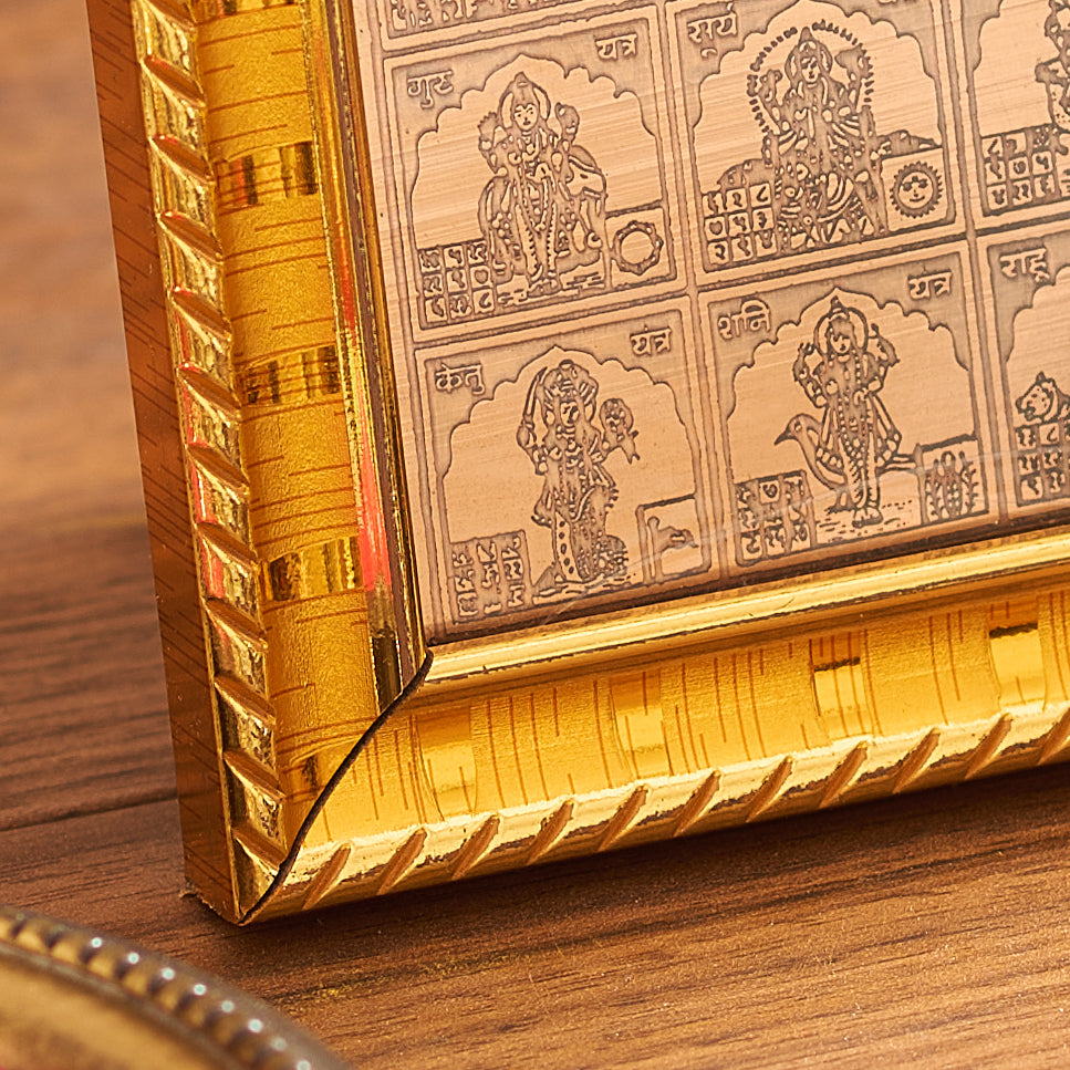 Sri Navagraha Yantra Plate