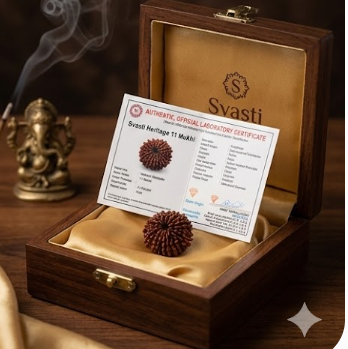 11 Mukhi Certified Rudraksha (Nepali Origin)