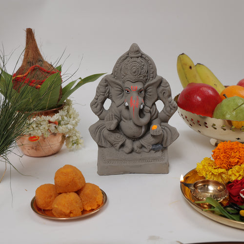 Clay Ganesha Idol