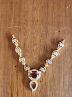 Ad-Ruby God  Necklace / Kalasha Necklace