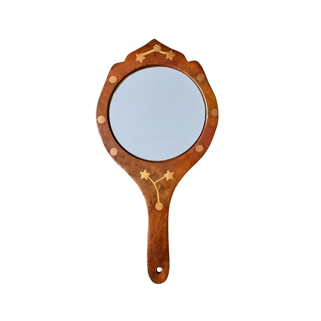 Wooden Hand Mirror