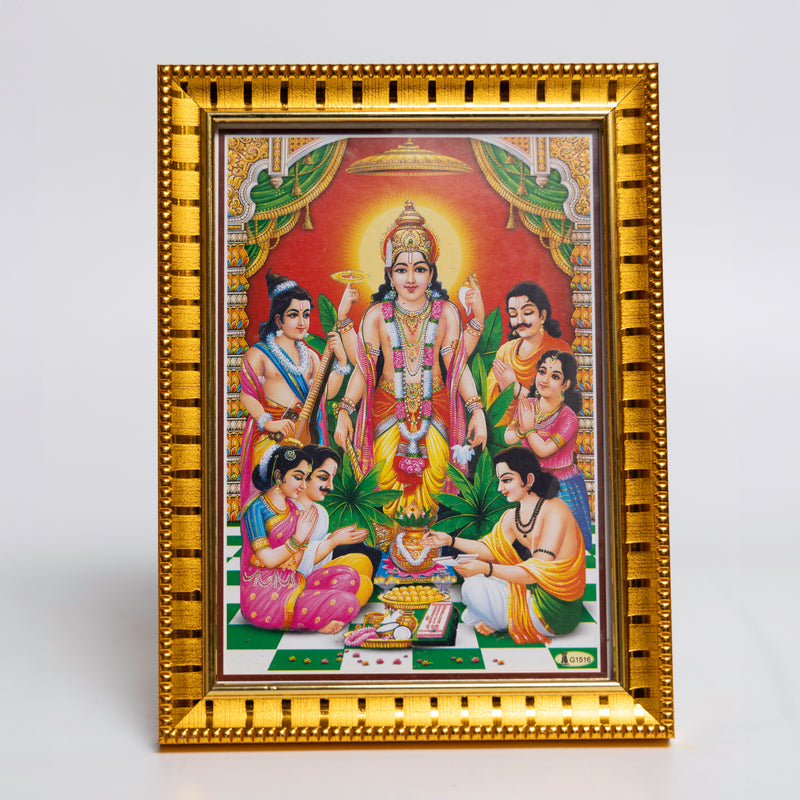 Shri Satyanarayan Deity Framed Photo
