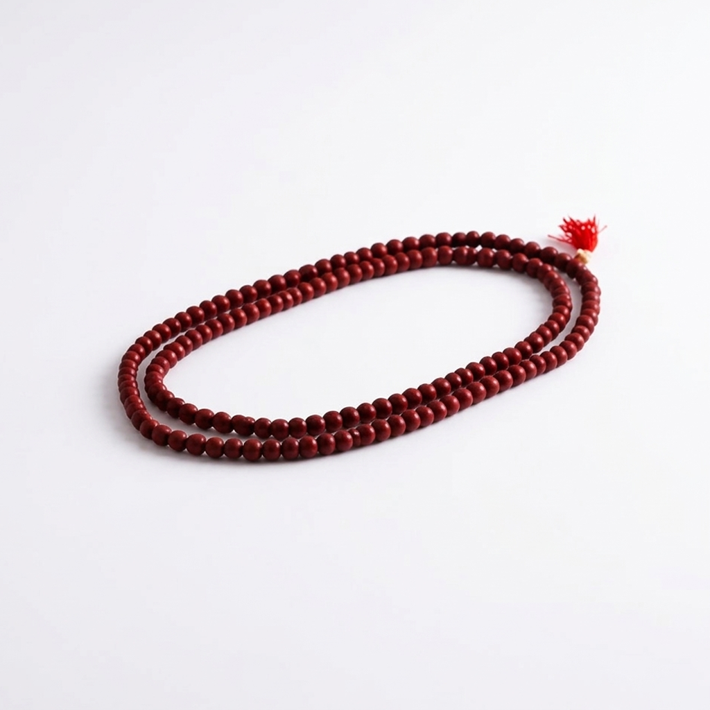 Authentic Red Tulsi Mala