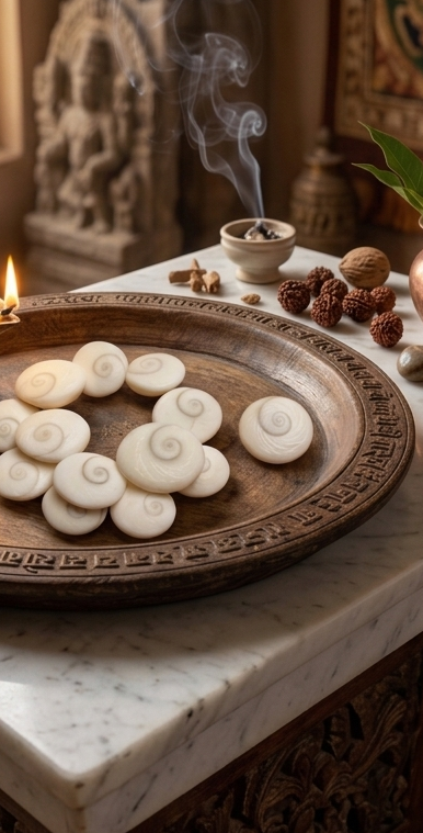 Gomati Chakra Set (11 Pcs) with Pure Copper Plate