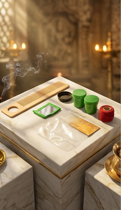 Three-panel image of a decorative table setup with candles, flowers, and small containers.