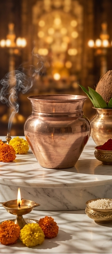Copper Chambu for Pooja