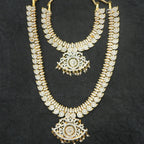 2-Step Multicolour Mango Haaram (11-inch) â€“ Traditional Deity Jewelry for Temple & Hom
