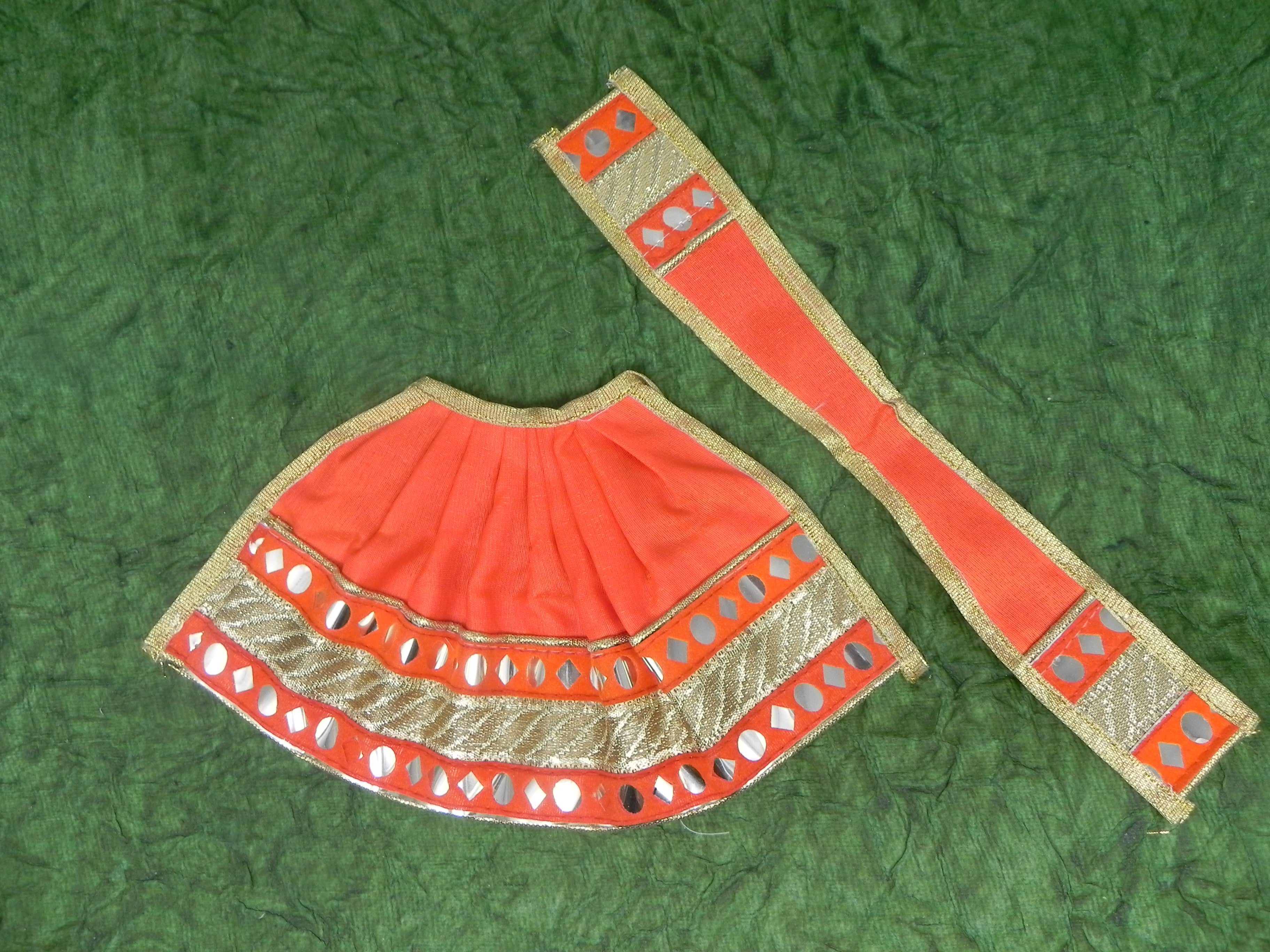 Lehanga and Patka set Height-5 inch { Umbrella Border}