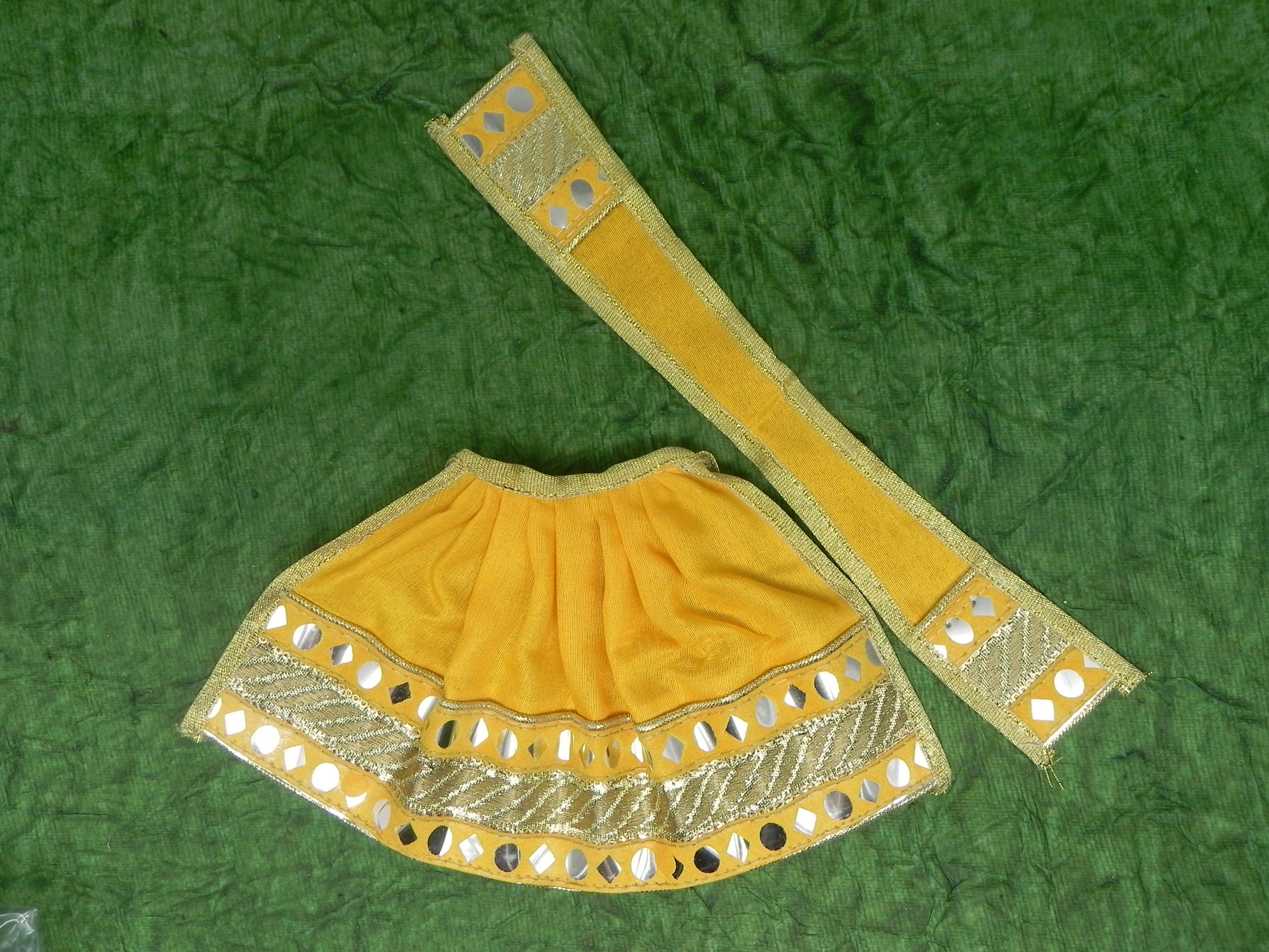 Lehanga and Patka set Height-5 inch { Umbrella Border}